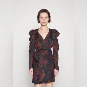 FARM Rio Toucans Wrap Dress